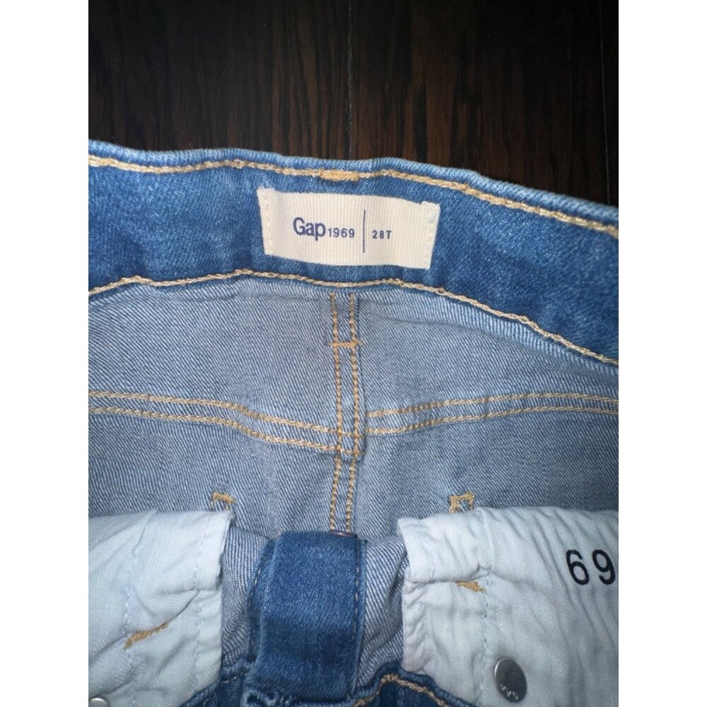 GAP 1969 Womens A Line Festival Y2K Concert Button Front Denim Skirt - 6/28 Tall - Picture 5 of 5